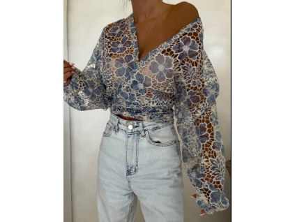 Prolamované kimono (Velikost One Size)
