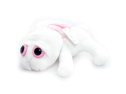 20307 bily kralik maskot