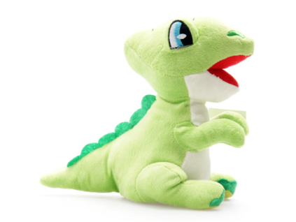 20418 hudebni dinosaurus t rex zeleny