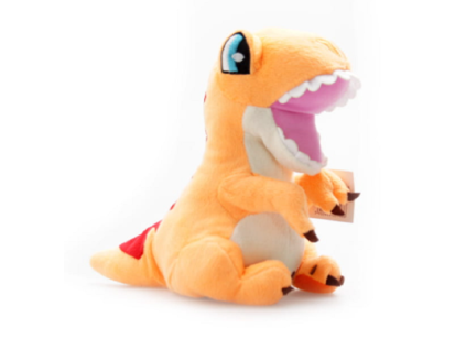 20415 hudebni oranzovy dinosaurus t rex