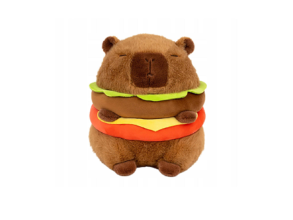 21342 plysova hracka capybara hamburger 18 cm