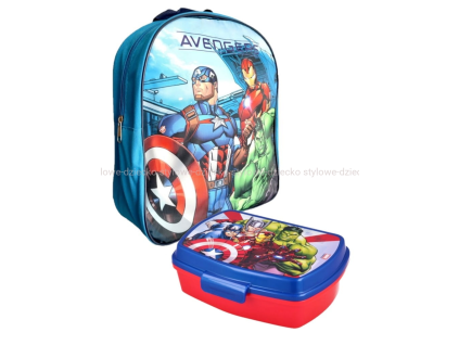 24829 sada obedu pro predskolaky s batohem avengers