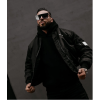 OLAVOGA Pánská bunda bomber WOOLY - černá (Pánské L)