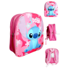 24850 ruzovy 3d lilo a stitch batoh pro predskolaky