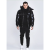 SIKSILK péřová bunda lesklá 28238 - Černá (Pánské L)