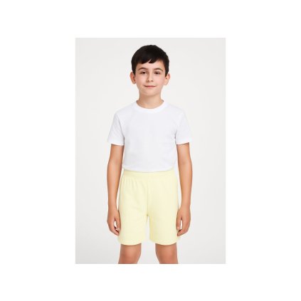 Dětské bermudy - světlounká žlutá