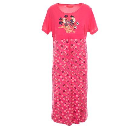 Noční košile Motýlci - růžová (Velikost 2XL)