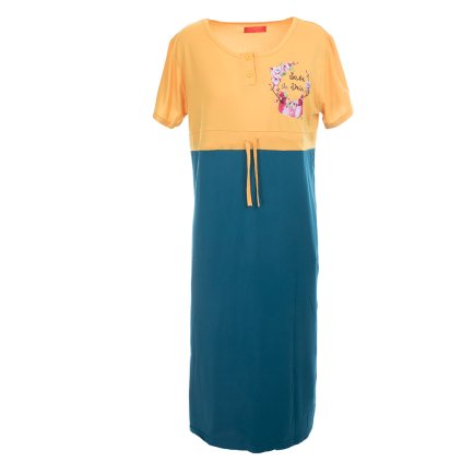 Noční košile Save the date - žlutá (Velikost 2XL)