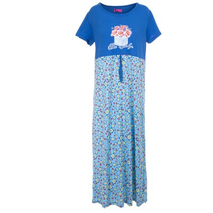 Noční košile The Curly - modrá (Velikost 2XL)