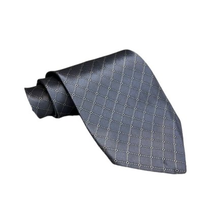 27129 bazar kravata seda s kostickou a sachovnicovym vzorem