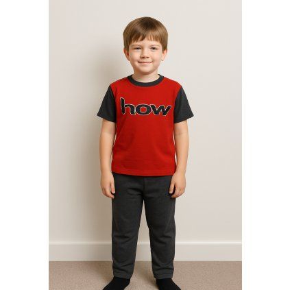Dětské pyžamo HOW- červené