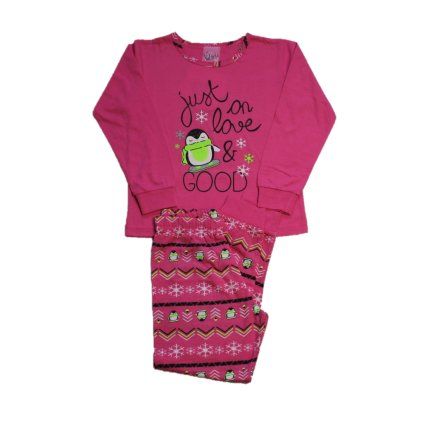 Dětské pyžamo GOOD tm.růžové