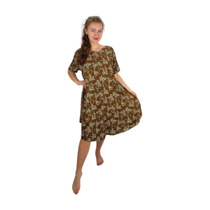 Dress with sleeves, model no. 7099