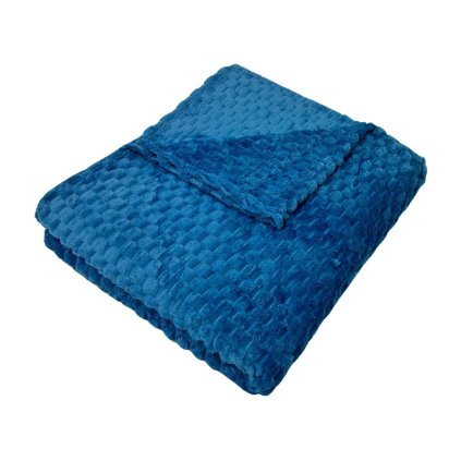 JARO Mikroplyšová deka 200 x 230 cm Blanket - modrá