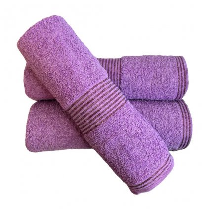 Towel StripeLux Purple 70x140cm