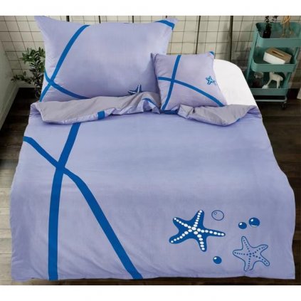 3D bedding - Blue with star