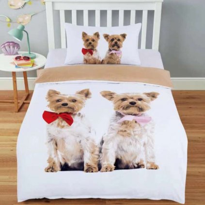 2-piece bed linen - Dogs