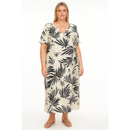 Šaty Plus size bavlněné  MIX4  - 2 jakost