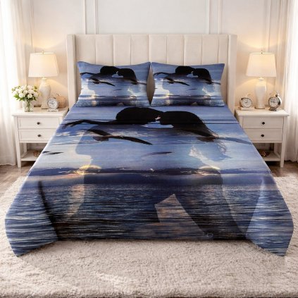 2-dílné ložní povlečení - Romantika na pláži