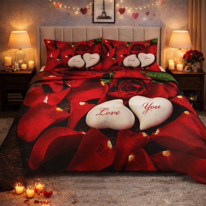 2-dílné ložní povlečení - LOVE YOU