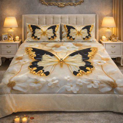 2-dílné ložní povlečení - Motýl luxusu