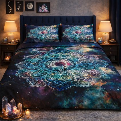 2-dílné ložní povlečení - Duhová mandala