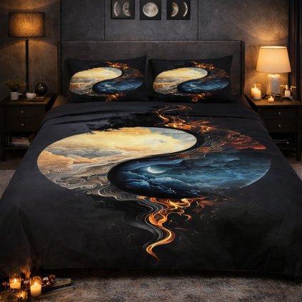 2-dílné ložní povlečení - Jing Jang