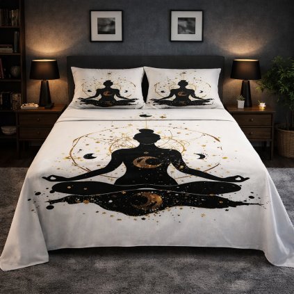 2-dílné ložní povlečení - Stín meditace