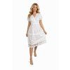 Lace dress with V-neckline No.237