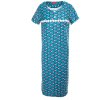 Noční košile  s kolečky - tyrkysová (Velikost 2XL)