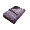 Mikroplyšová deka 150 x 220 cm  ZIG ZAG Fialová
