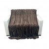 Microplush blanket 200 x 230 cm - dark brown