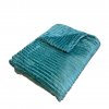 Mikroplyšová deka 150 x 220 cm Simple - Tyrkysová