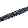Achát modro-šedo-černý 8mm šňůra