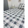 Bavlněné povlečení, jednolůžko - Kostky v šedé harmonii