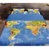 2-dílné ložní povlečení - Mapa světa