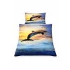 2 dílné ložní povlečení Delfín