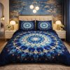 2-dílné ložní povlečení - Modrá mandala