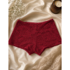 Krajkové boxerky - bordó