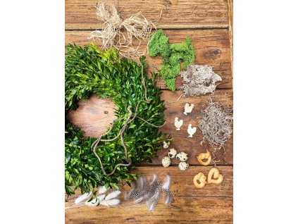 Velikonoční věnec- udělej si sám