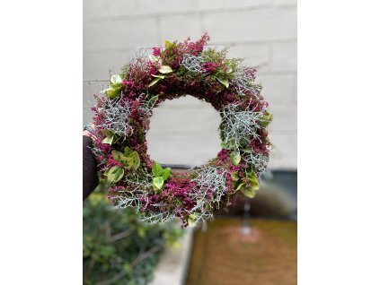 Vřesový podzimní věneček