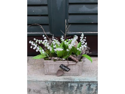 Konvalinkové trvanlivé aranžmá