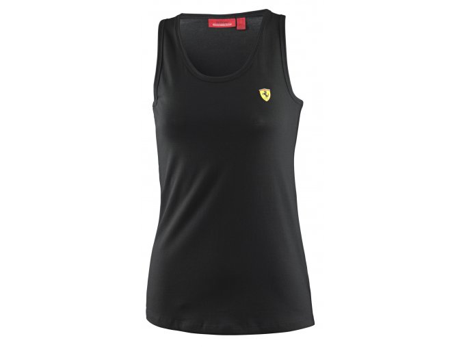 tricko ferrari damske racer top black full 1