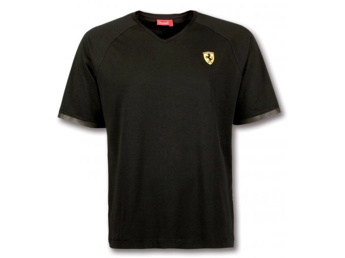 ferrari tricko scudetto v black full 1