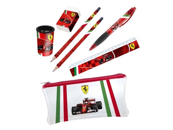 2018 red ferrari stationery set 58229