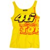 valentino rossi damske tricko tank top yellow full 1