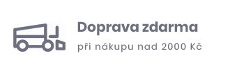 Doprava zdarma při nákupu nad 2000 Kč