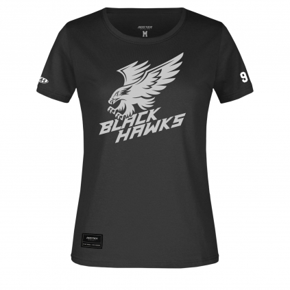 BLACKHAWKS WMN LOGO BLACK