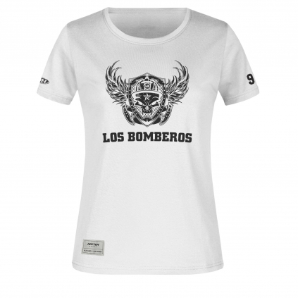 LOSBOMBEROS WMN LOGO WHITE