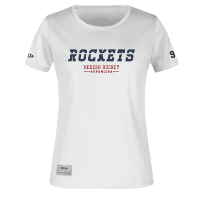 ROCKETS WMN TYPO WHITE